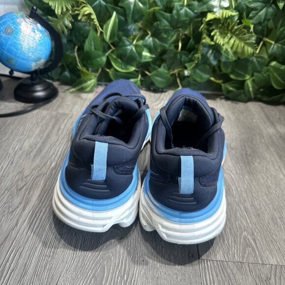 HOKA One One Bondi 8 Shoes Mens Size 9.5 D Blue Outer Space All Aboard Running main image 5